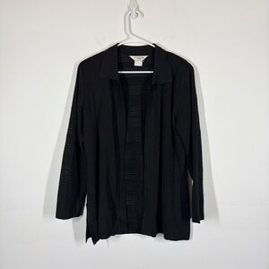 Misook Black Cardigan Size Small PETITE